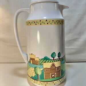 Corning "Landscape" Thermos